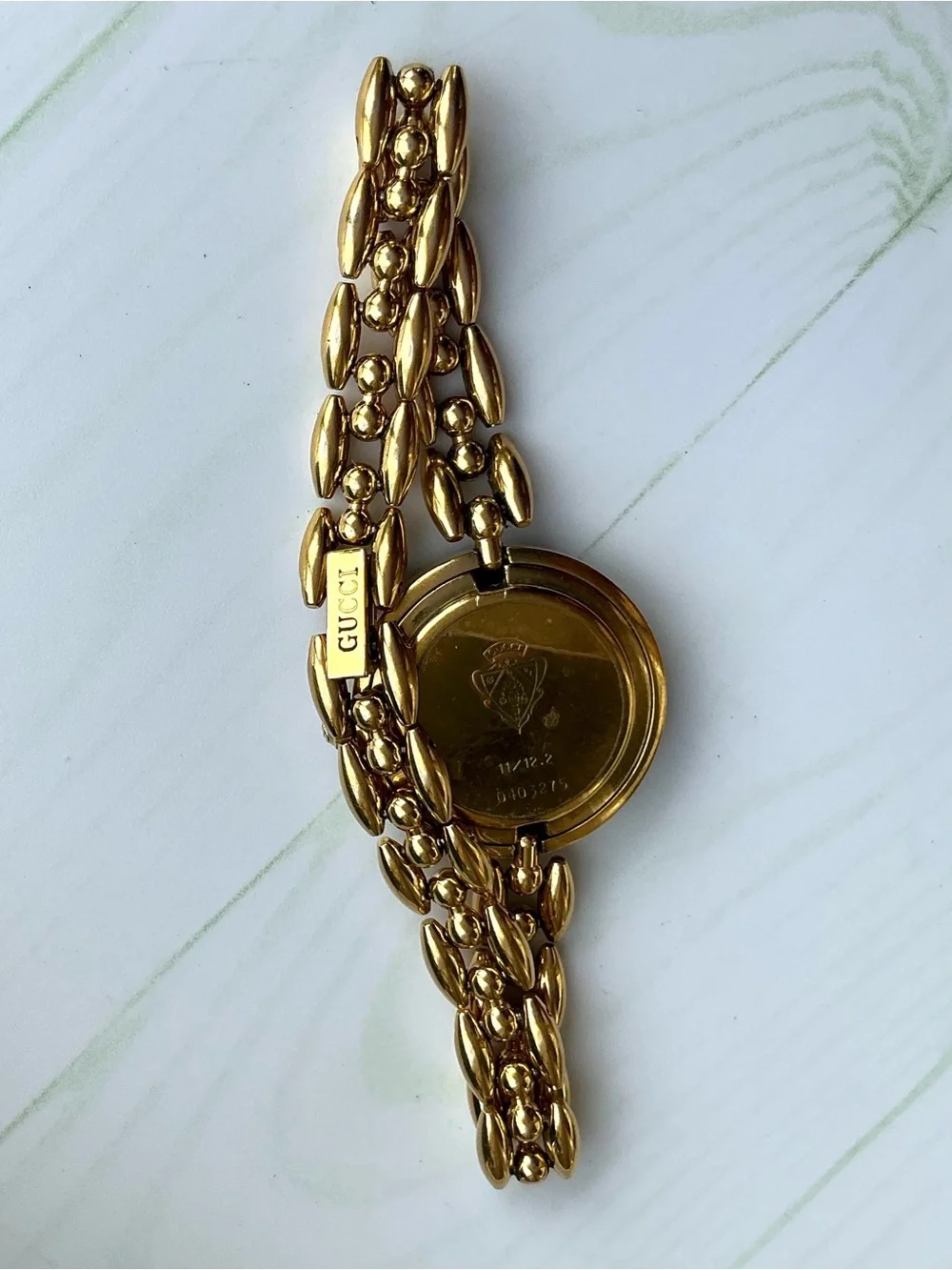 Gucci Gold Bracelet Watch with Interchangeable Colorful Bezels🔥🔥🔥